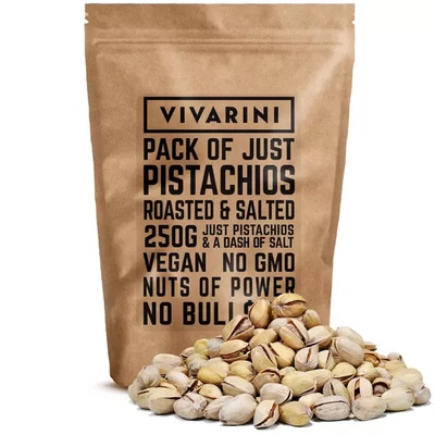 Vivarini - Paahdetut-suolatut pistaasipähkinät 250g