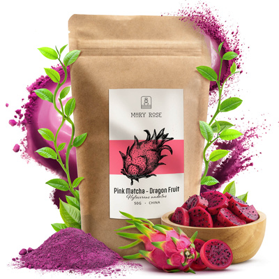 Mary Rose – Pink Matcha – Dragon fruit (jauhe) 50 g