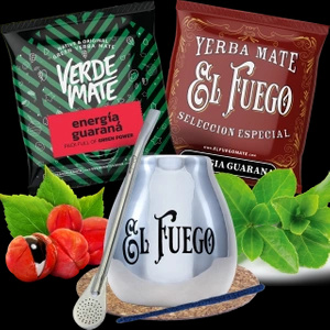Yerba Mate setti Calabash + Bombilla