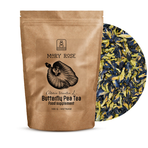 Mary Rose - Perhosherne tee - 100g