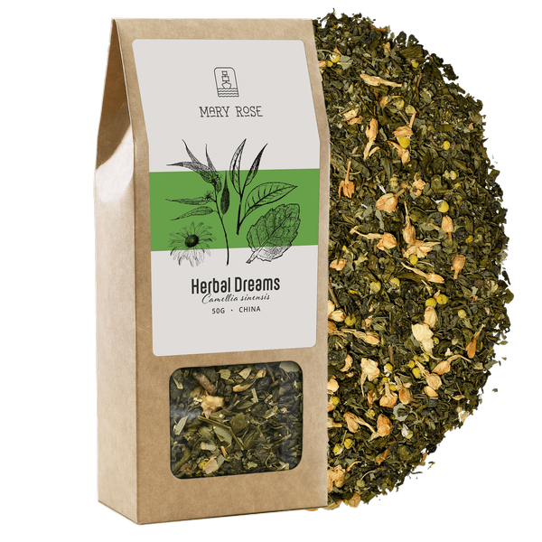 Mary Rose - Herbal Dreams vihreä tee - 50g