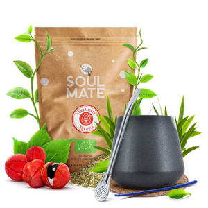 STARTER KIT YERBA MATE BOMBILLA CALABASH 500g