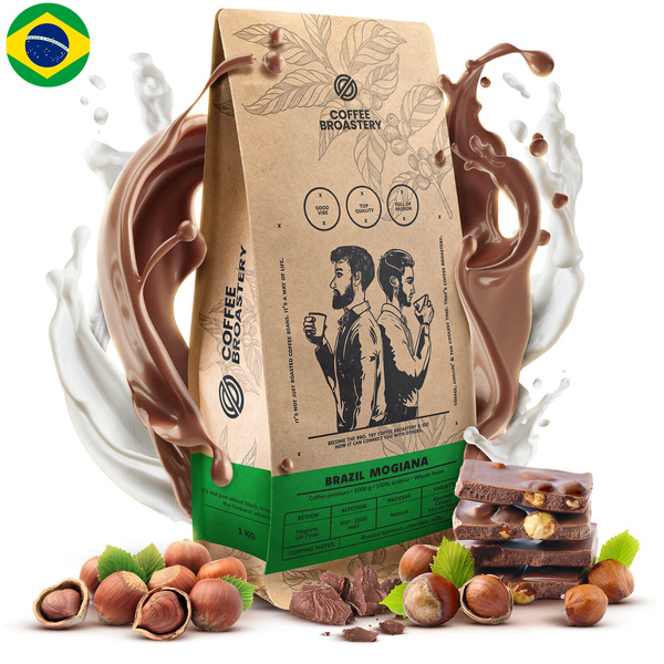 Kahvipaketti Broastery Nicaragua Colibrí Azul + Brasilia Mogiana 2x1kg (2kg)