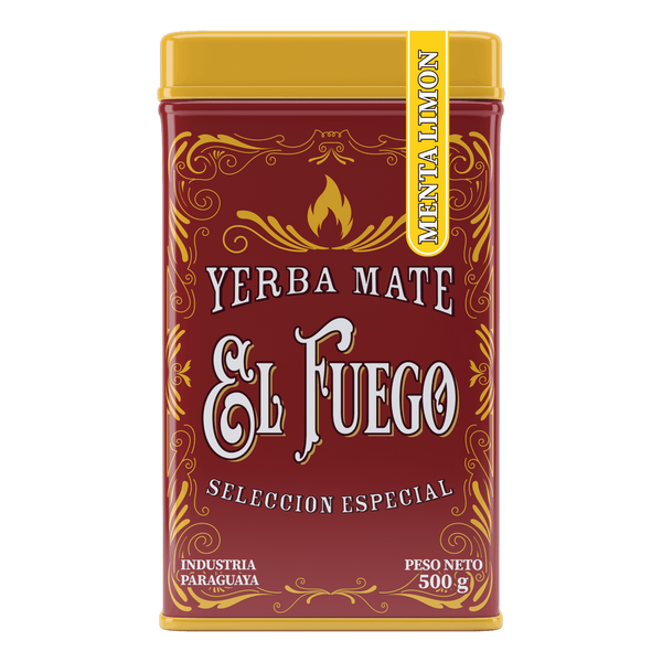 Yerbera - Tinapurkki + El Fuego Menta Limon 0.5kg 