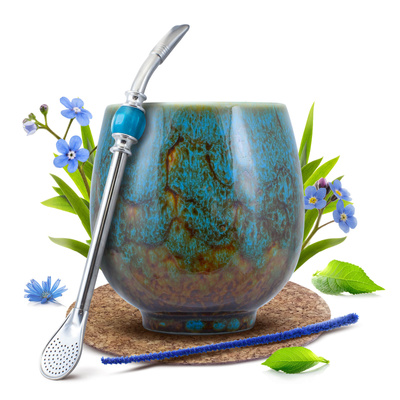 Aloitussetti Yerba Mate Calabash + Bombilla