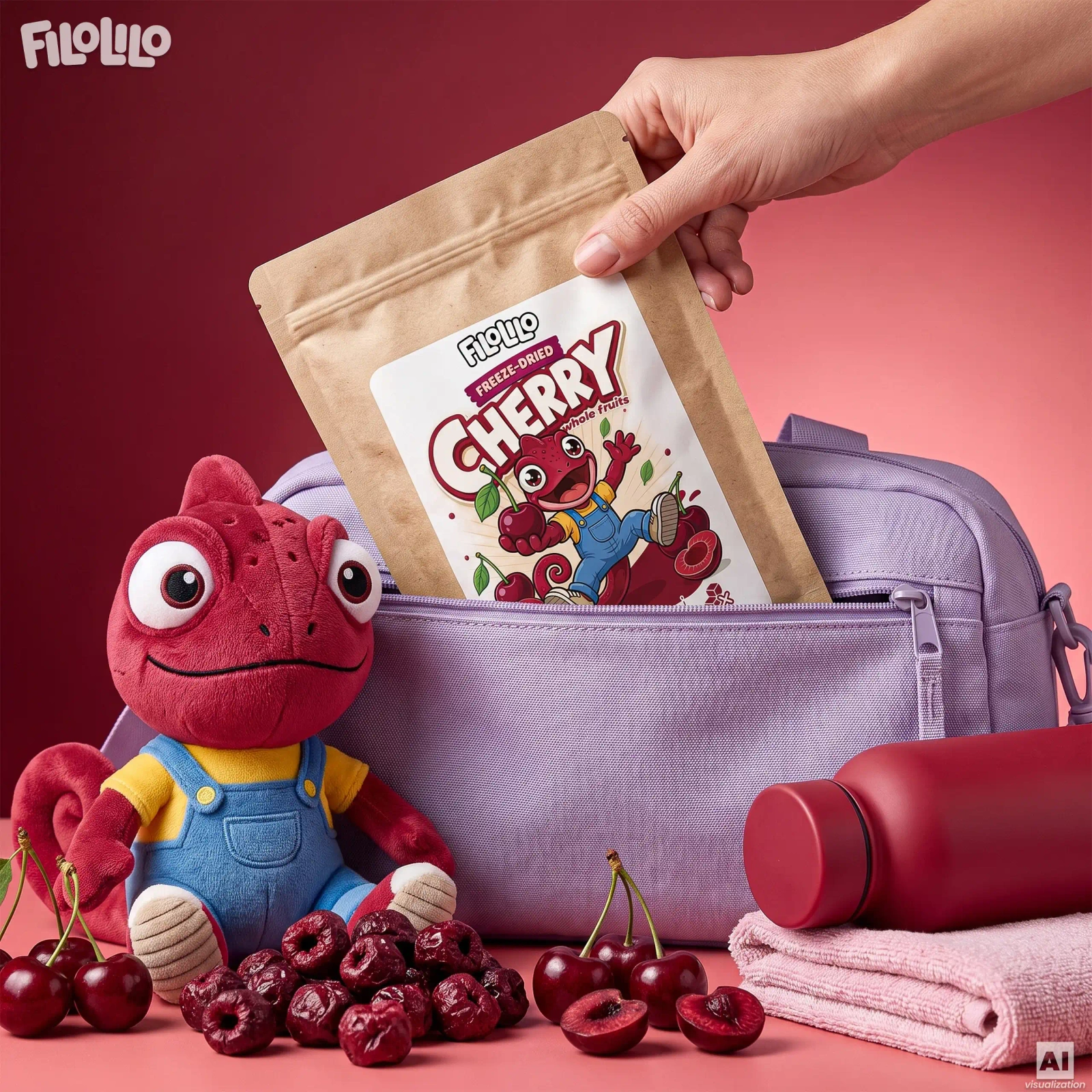 FiloLilo freeze-dried cherry