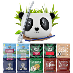Yerba Mate 10x50g 500g näytesetti + tarvikkeet