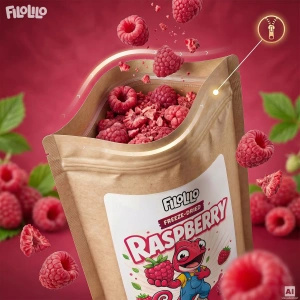 FiloLilo – Pakastekuivattu vadelma 20 g