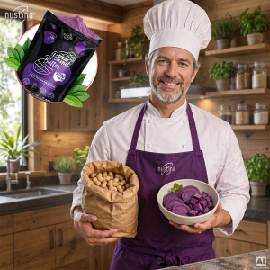 Nustino – Maapähkinävoi jauheena – Ube (ei lisättyä sokeria) 400 g