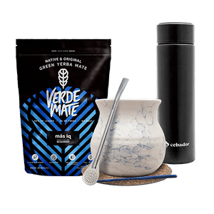 Set Yerba Verde Mate MAS IQ 500g kurpitsa termospullot
