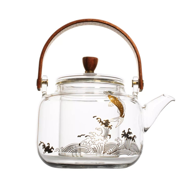 Lasinen teekannu ja keitin Pescado 500ml