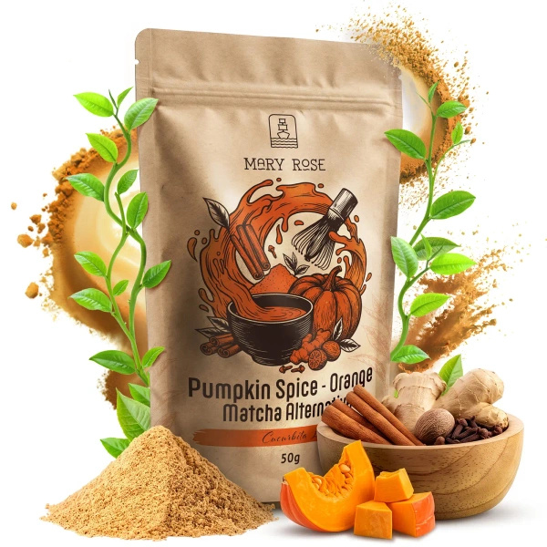 Mary Rose – Orange Matcha Alternative – Pumpkin Spice (jauhe) 50 g
