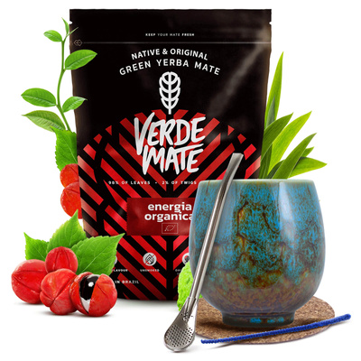 Yerba Mate Setti Verde Mate 400g 0,4kg Kalebassi + Bombilla