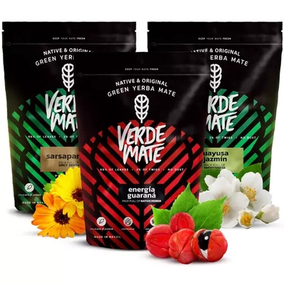 Yerba mate setti Verde Mate Green Energia 3x500 1.5kg