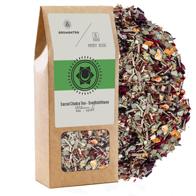 Aromantra x Mary Rose - Sakraali Chakra tee - Svadhishthana (hibiskustee) 50g.