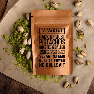 Vivarini - Paahdetut-suolatut pistaasipähkinät 250g