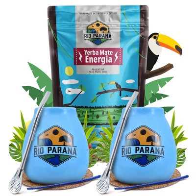 Yerba Mate Rio Parana Aloitussetti kahdelle 500g 500g