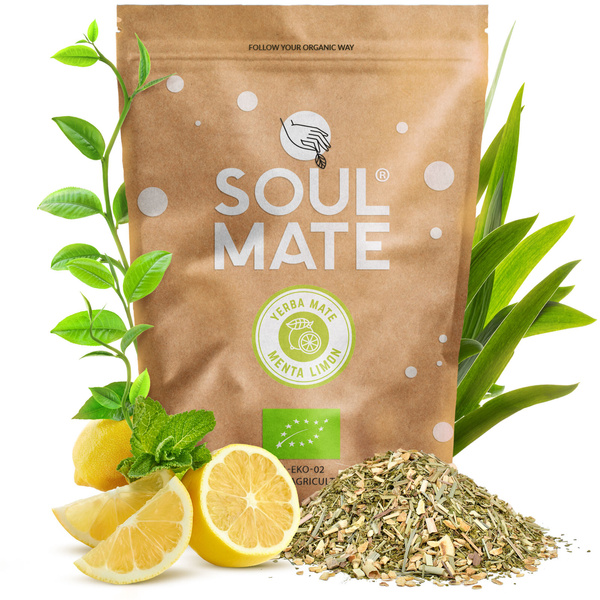 Yerba Mate -setti kahdelle: Soul Mate 2x500g + 2x Kalebassi + 2x Bombilla