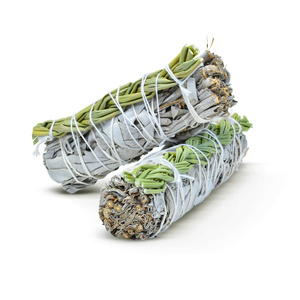 Valkoinen salvia ja makea ruoho punos - suitsuke 20-30g (nippu)