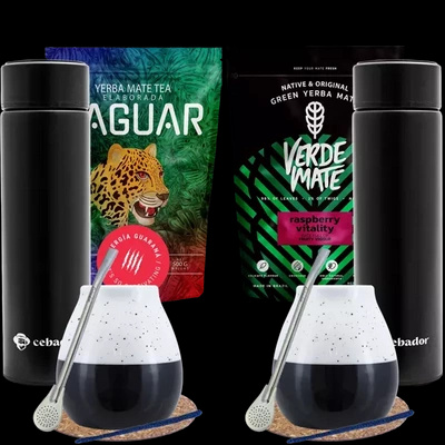 Yerba Mate-setti kahdelle + termospullo