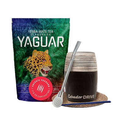 Valtava setti yerba 500g Mate Cup Drive