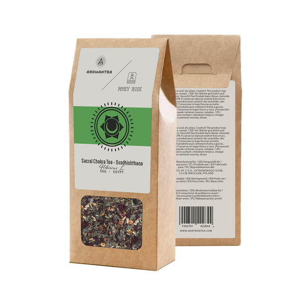 Aromantra x Mary Rose - Sakraali Chakra tee - Svadhishthana (hibiskustee) 50g.