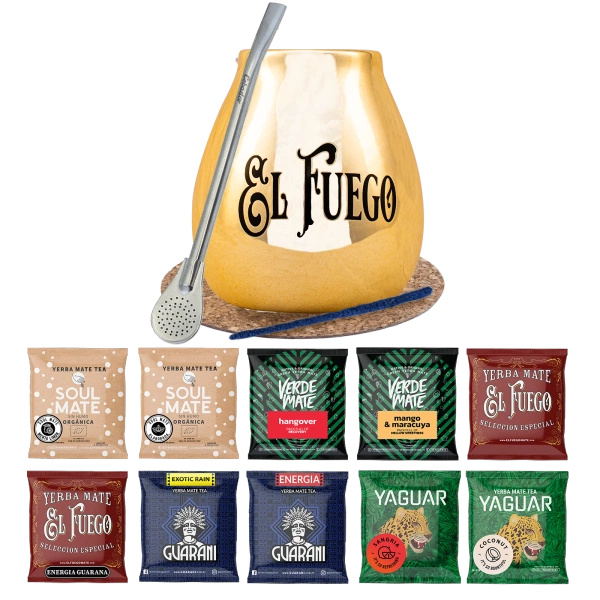 HUGE Yerba Mate Set 10x50g FIND YOUR TASTE FIND YOUR TASTE