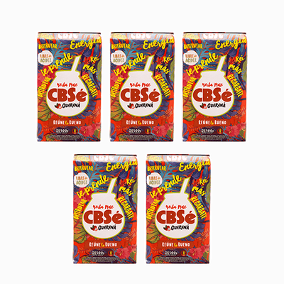 Yerba Mate 2,5KG CBSe ENERGIA GUARANA 5x500g 5x500g