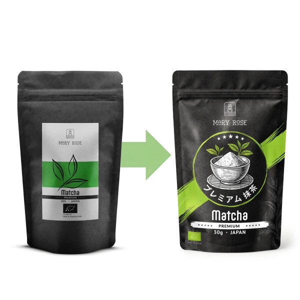Lahjasetti värikkääseen Matcha Latteen: Matcha + White Matcha + tarvikkeet