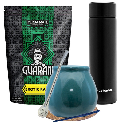 Setti Yerba Mate Guarani Exotic 500g + termosmuki