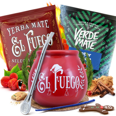 Yerba Mate setti 2x50g Calabash + Bombilla