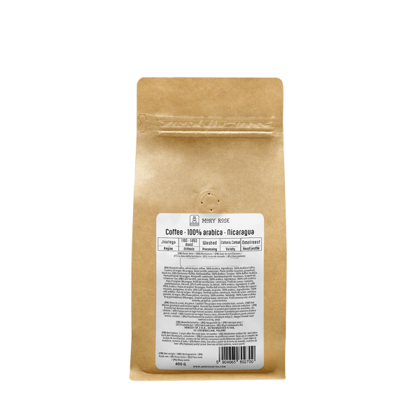 Mary Rose - koko papu kahvi Nicaragua Colibrí Azul erikoisuus 400g