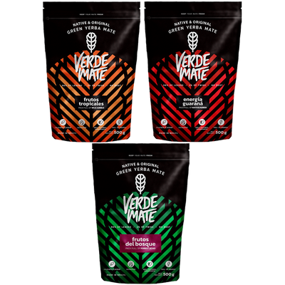 Yerba Verde Mate Green 3x500g eri sekoituksia