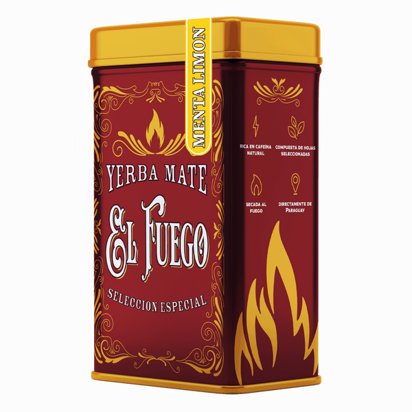 Yerbera - Tinapurkki + El Fuego Menta Limon 0.5kg 