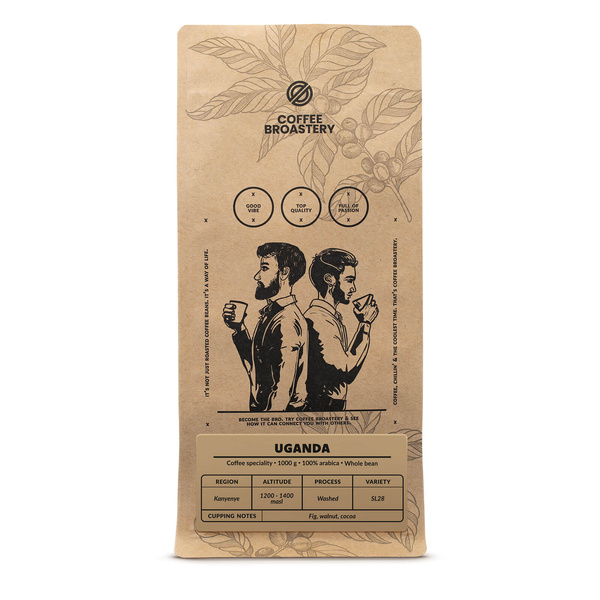 Bro Coffee Roastery - Täysjyväkahvi Uganda Kanyenye Speciality 1kg