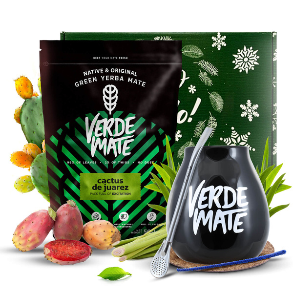Lahjasetti Yerba Mate Verde Mate Cactus 0,5kg