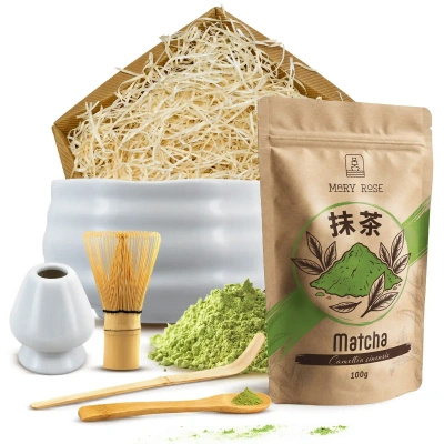 Matcha teen keittäminen lahjasetti