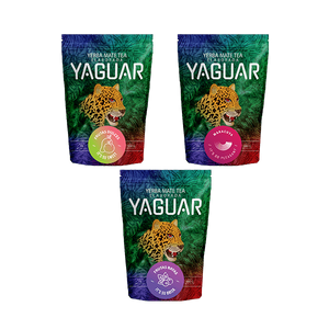 Yerba Mate Yaguar Hedelmäsarja 3x500g 1.5kg