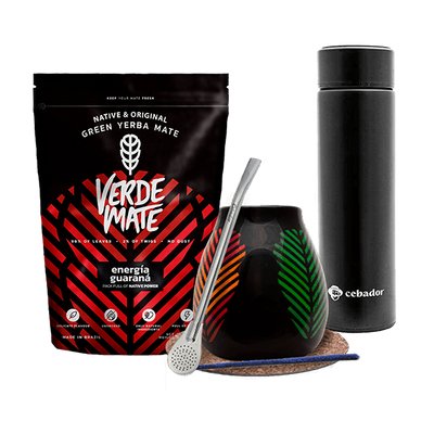 Set Yerba Verde Mate Green 500g kurpitsa termospullot