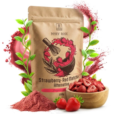 Mary Rose – Red Matcha Alternative – Mansikka (jauhe) 100 g