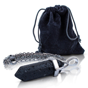 Riipus laavakivellä pussissa + ketju