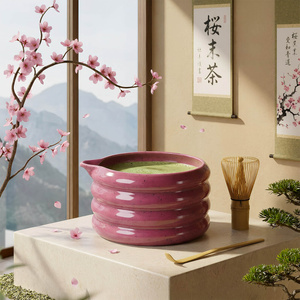 Matchawan – keraaminen matcha-kulho, jossa on kaatonokka – Beri