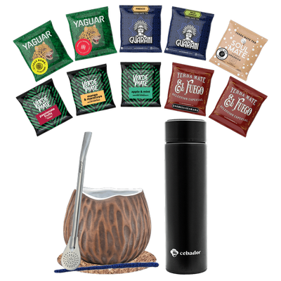 Setti Yerba Mate 500g Mate Gourd 10x50g termospullot