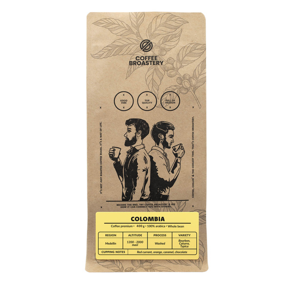 Bro Coffee Roastery - Colombia Medellin Premium kahvipavut 400 g