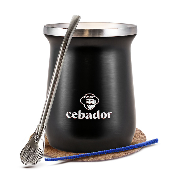 Yerba Mate -tarvikesetti: TermoMate PRO terminen mate-kurpitsa + bombilla