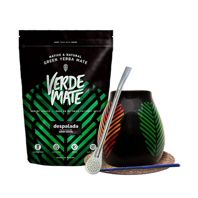 Aloitussetti Bombilla Mate Cup + mate tee Verde