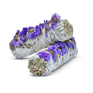 Meditaatiosetti: valkoinen salvia suitsuke + seleeniitti