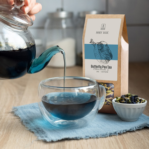 Mary Rose - Perhosherne tee - 20g