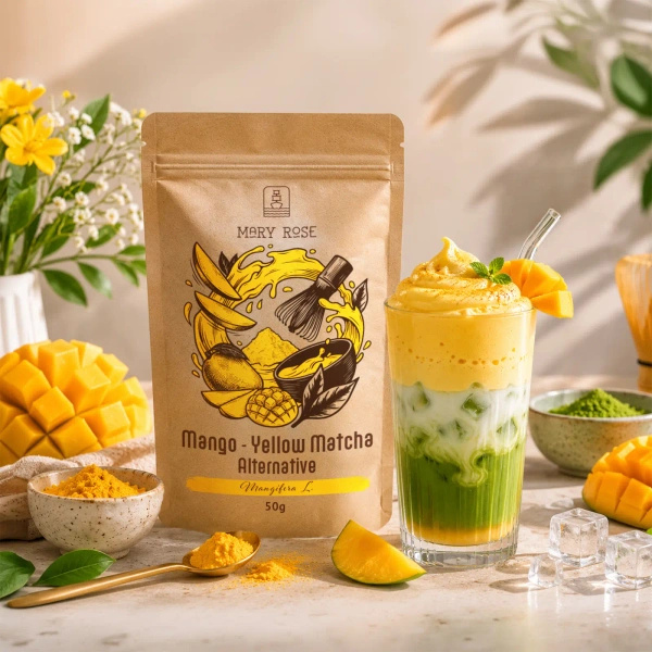 Mary Rose – Yellow Matcha Alternative – Mango (jauhe) 50 g
