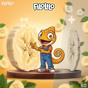FiloLilo – Pakastekuivatut banaanit (viipaleet) 100 g